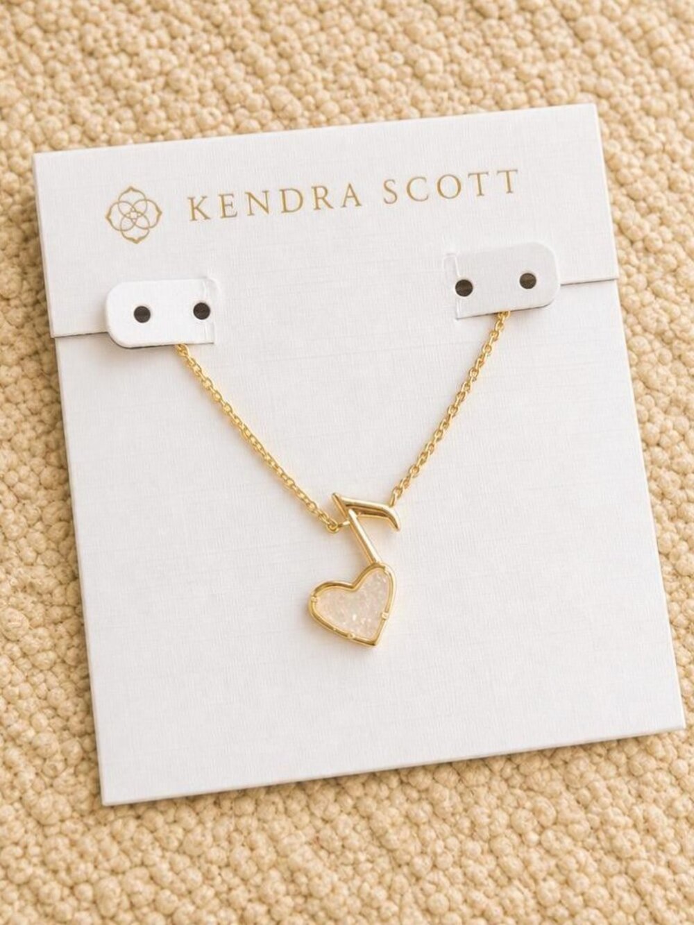 Kendra Scott Dolly Parton Ari Heart Music Note Necklace